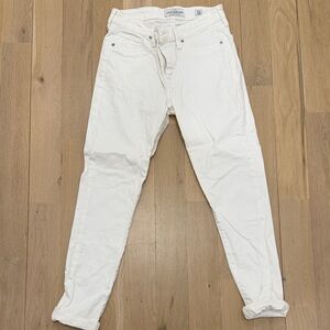 Lucky Brand Women's White Skinny Jeans